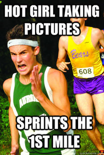 Intense Cross Country Kid