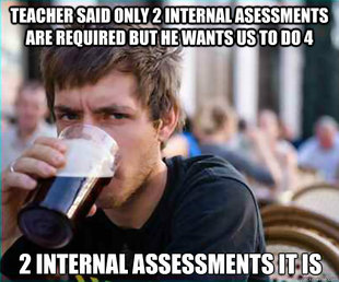 Lazy College Senior