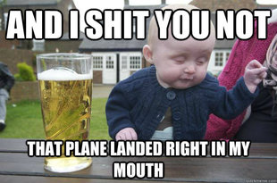 drunk baby