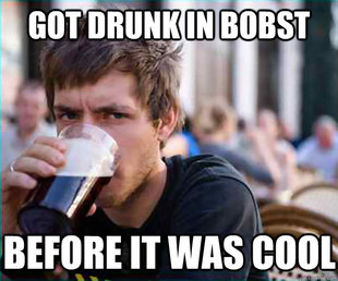 Lazy College Senior
