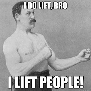 overly manly man