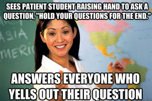 Unhelpful High School Teacher