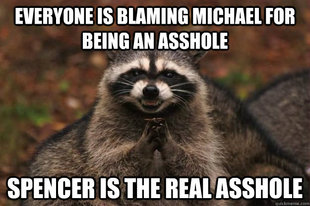 Evil Plotting Raccoon