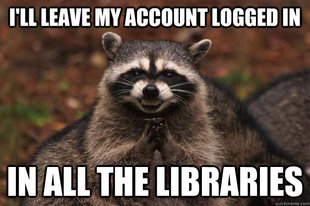 Evil Plotting Raccoon