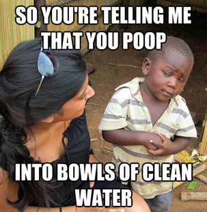 Skeptical Third World Child