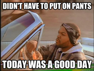 today was a good day