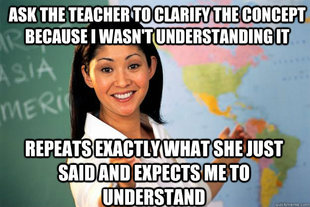 Unhelpful High School Teacher