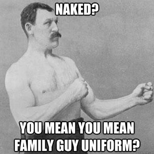 overly manly man
