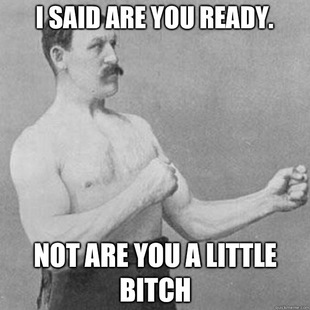 overly manly man