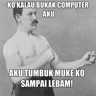 overly manly man