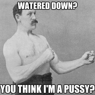 overly manly man