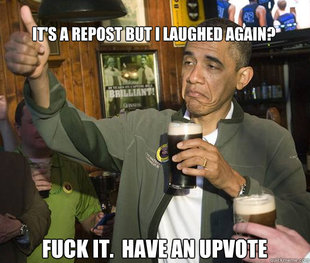 Upvoting Obama