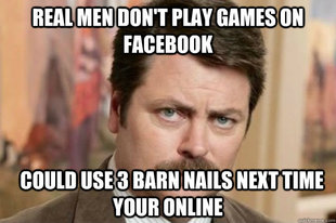 Ron Swansons Real Men
