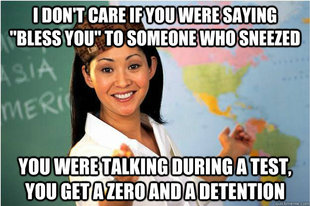 Scumbag Teacher