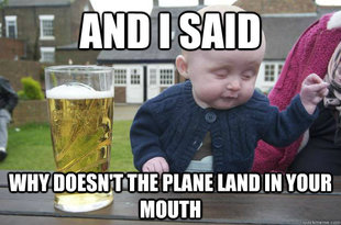 drunk baby