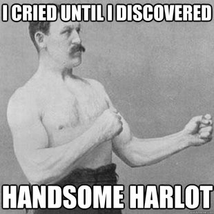 overly manly man