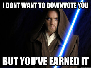 Downvoting Kenobi