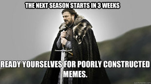 Ned stark winter is coming