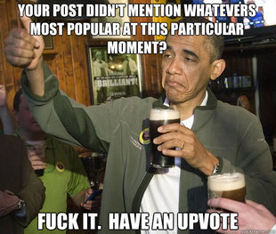 Upvoting Obama