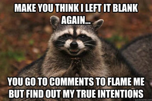 Evil Plotting Raccoon