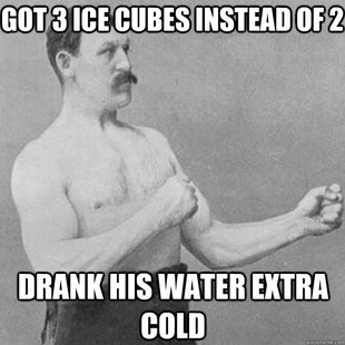 overly manly man