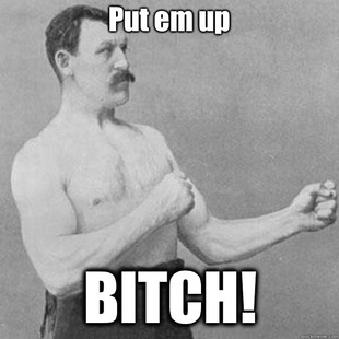 overly manly man