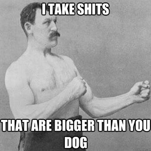 overly manly man