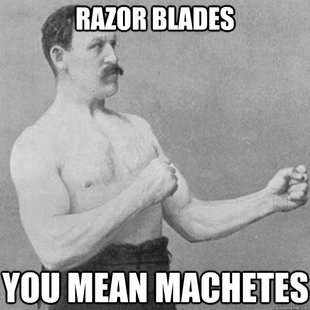 overly manly man