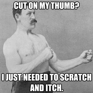 overly manly man
