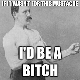 overly manly man