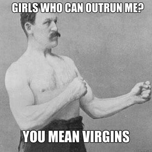 overly manly man