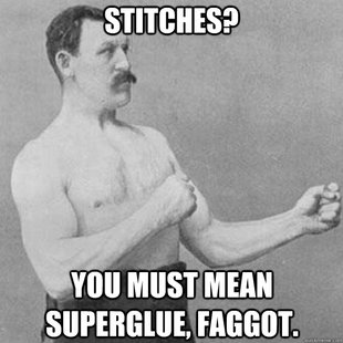 overly manly man