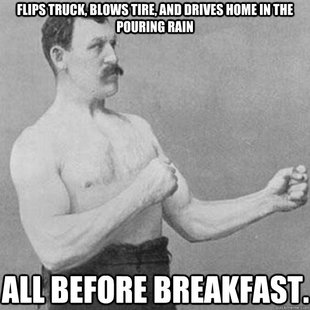 overly manly man