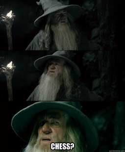 Confused Gandalf