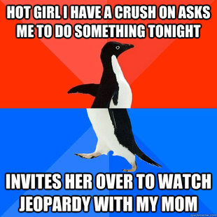 Socially Awesome Awkward Penguin