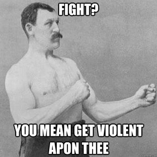 overly manly man
