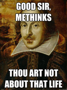Hipster Shakespeare