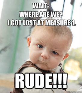 skeptical baby