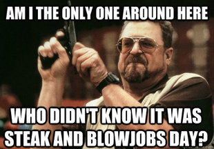 Am I the only one