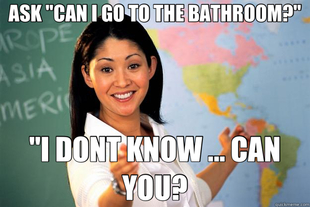Unhelpful High School Teacher