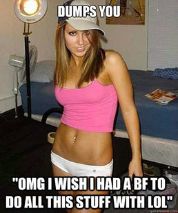 Scumbag girl