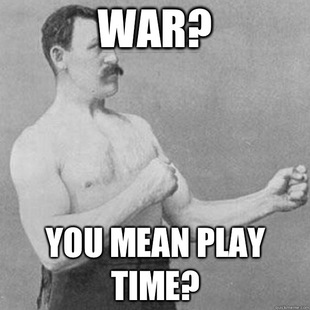 overly manly man