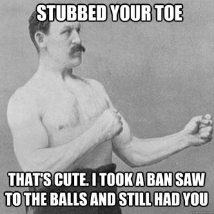 overly manly man