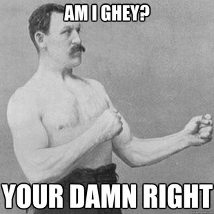 overly manly man