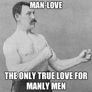 overly manly man