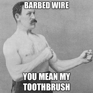 overly manly man