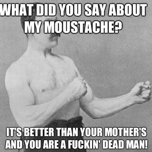 overly manly man