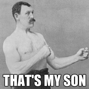 overly manly man