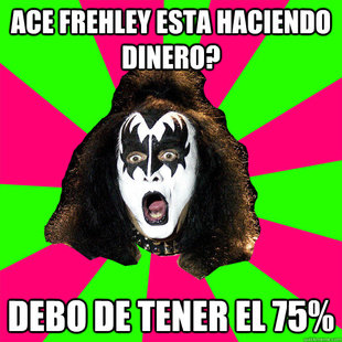 Shocked Gene Simmons