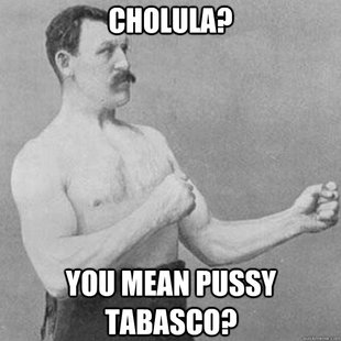 overly manly man